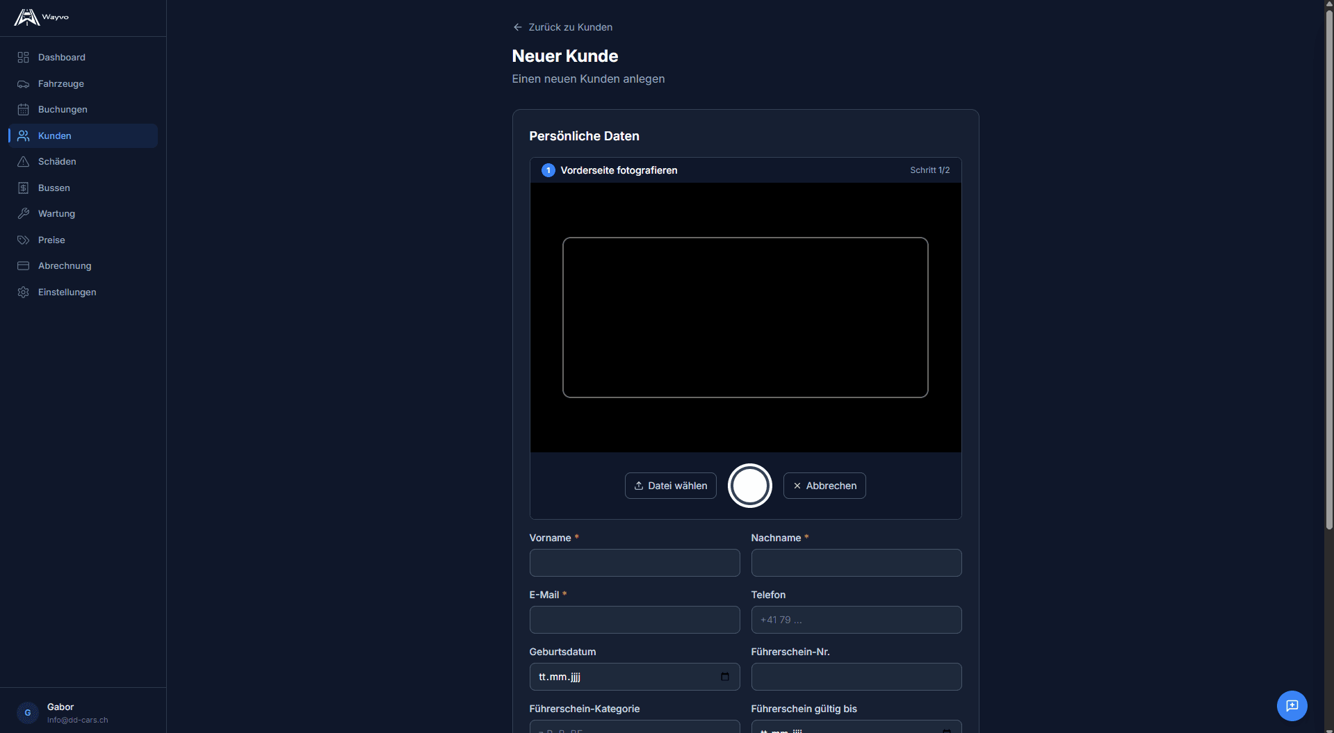 Führerschein-Scanner