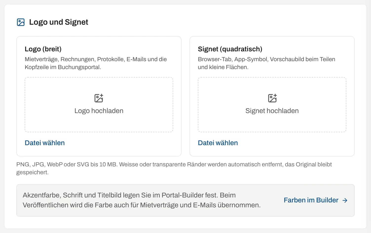 Abschnitt Logo und Signet