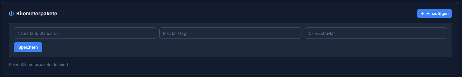 Kilometer-Pakete